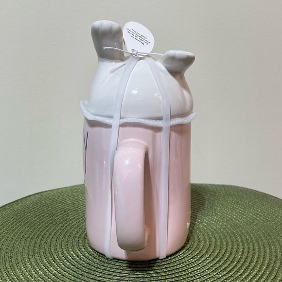 Rae Dunn Bunny Buns Mug with removable topper NWT - Picture 2 of 7